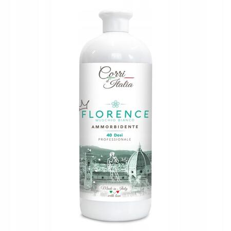 włoski koncentrat do płukania 1000ml FLORENCE Muschio Bianco