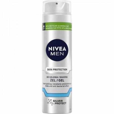 NIVEA MEN Silver Protect Żel do Golenia z Jonami Srebra 200 ml