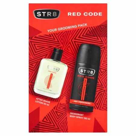 STR8 Red Code Zestaw dla Mężczyzn (Woda po goleniu 50 ml + Dezodorant 150 ml)