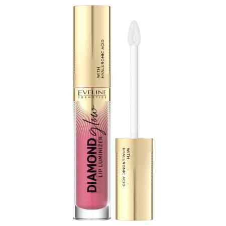 Eveline Diamond Glow Lip Luminizer Błyszczyk do ust 09 Peach Dream 4,5 ml|Strona główna