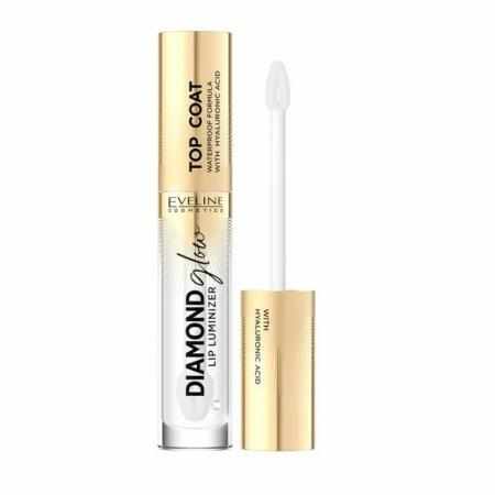 Eveline Diamond Glow Lip Luminizer Błyszczyk Transparent Top Coat 4,5 ml|Strona główna