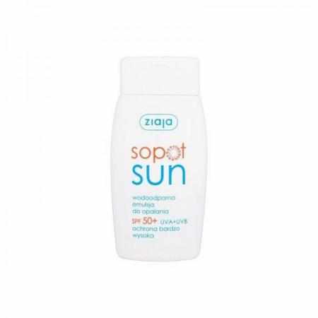 ZIAJA SOPOT SUN Wodoodporna emulsja do opalania SPF 50 125ml|Pielęgnacja ciała
