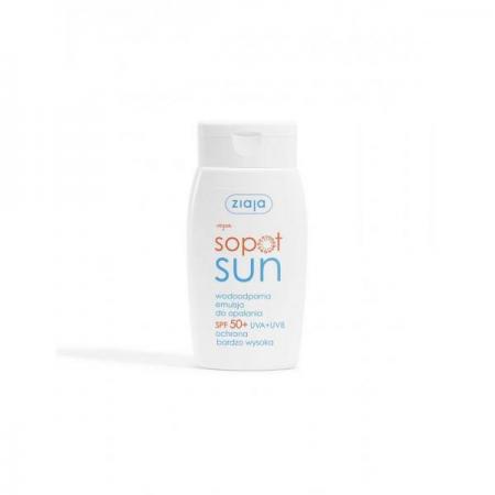 ZIAJA SOPOT SUN Wodoodporna emulsja do opalania SPF 50 125ml|Pielęgnacja ciała