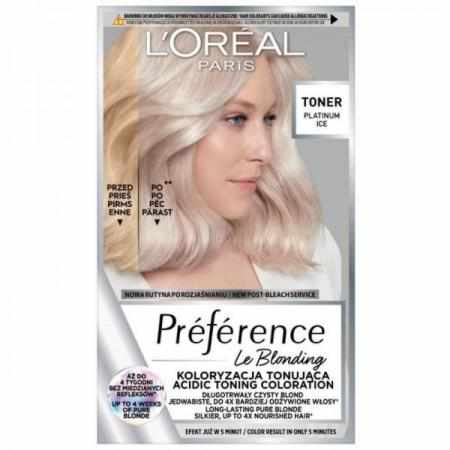 L'Oreal Paris Préférence Toner 01 Platinum Ice|Pielęgnacja włosów