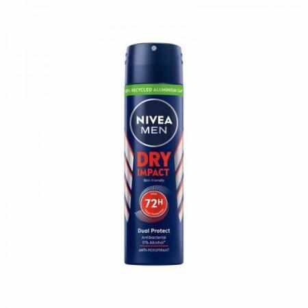 Nivea Men Dry Impact Antyperspirant Spray 150ml|Pielęgnacja mężczyzn