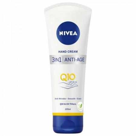 NIVEA 3w1 Anti-Age Care Przeciwzmarszczkowy krem do rąk Q10 100 ml|Pielęgnacja ciała NIVEA 3w1 Anti-Age Care Przeciwzmarszczkowy krem do rąk Q10 100 ml|Pielęgnacja ciała