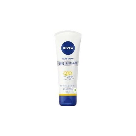 NIVEA 3w1 Anti-Age Care Przeciwzmarszczkowy krem do rąk Q10 100 ml|Pielęgnacja ciała NIVEA 3w1 Anti-Age Care Przeciwzmarszczkowy krem do rąk Q10 100 ml|Pielęgnacja ciała