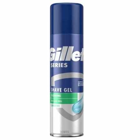 Gillette Series Sensitive Żel do golenia z aloesem 200ml