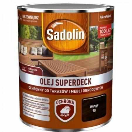 Sadolin Olej do Tarasów Superdeck Wenge 0,75L|Do drewna i metalu