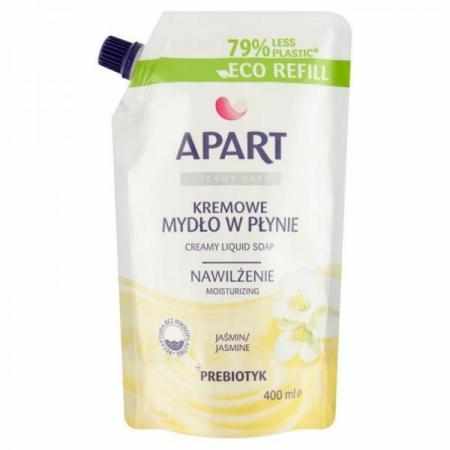 Apart Natural Prebiotic Kremowe Mydło w Płynie Jedwab i Noni Zapas 400ml|Mydła