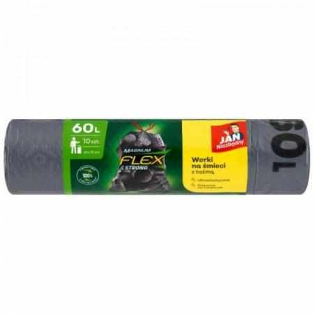 Jan Niezbędny Worki Magnum Flex & Strong z Taśmą 60L 10 sztuk|Worki i sprzątanie Jan Niezbędny Worki Magnum Flex & Strong z Taśmą 60L 10 sztuk|Worki i sprzątanie
