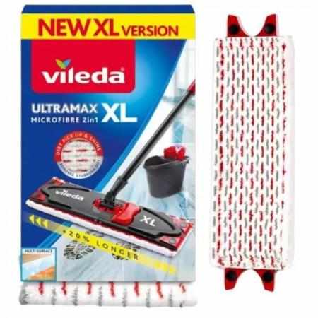 Vileda Ultramax XL Wkład do Mopa Płaskiego 42cm|Worki i sprzątanie