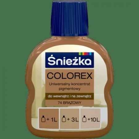 Śnieżka Colorex 74 Brązowy Pigment do farb 100ml|Farby i lakiery