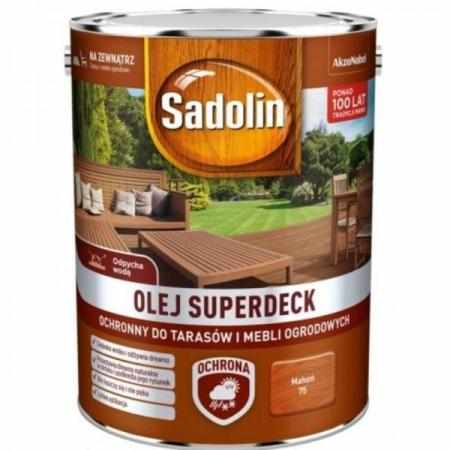 Sadolin Olej do Drewna Superdeck Palisander 5L|Do drewna i metalu