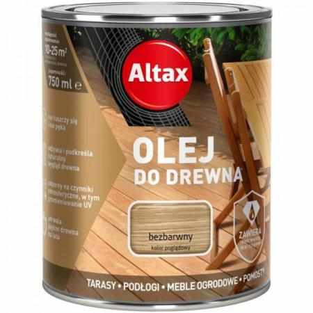 Altax Olej do Drewna Bezbarwny 750ml|Do drewna i metalu Altax Olej do Drewna Bezbarwny 750ml|Do drewna i metalu