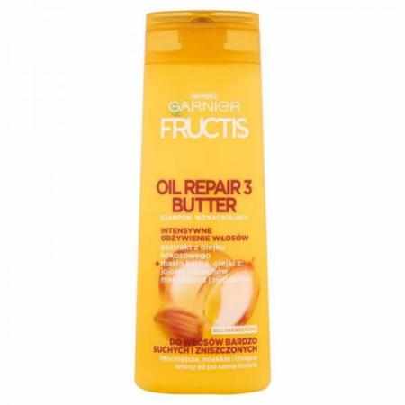 Garnier Fructis Oil Repair 3 Butter Szampon Odżywczy 400ml|Szampony