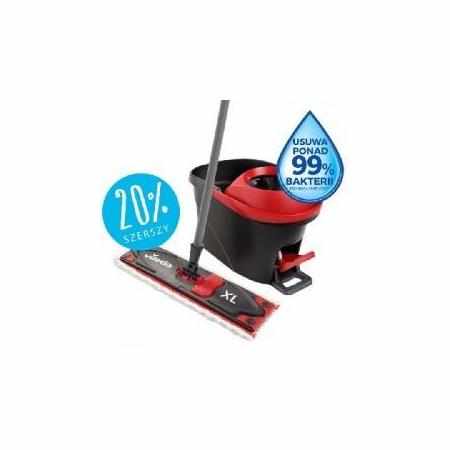 Vileda Ultramat Turbo XL - Zestaw Mop Płaski Obrotowy 42cm|Worki i sprzątanie