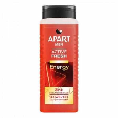Apart Men Active Fresh Energy Żel pod prysznic dla mężczyzn 3w1 500 ml|Żele pod prysznic i kąpiel Apart Men Active Fresh Energy Żel pod prysznic dla mężczyzn 3w1 500 ml|Żele pod prysznic i kąpiel