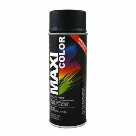 Lakier Akrylowy Maxi Color RAL 9005 Czarny Mat Spray 400ml|Farby i lakiery