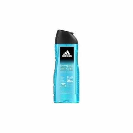 Adidas Ice Dive Żel pod prysznic dla mężczyzn 3w1 400 ml|Żele pod prysznic i kąpiel