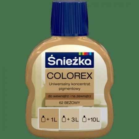 Śnieżka Colorex 62 Beżowy Pigment do farb 100ml|Farby i lakiery Śnieżka Colorex 62 Beżowy Pigment do farb 100ml|Farby i lakiery