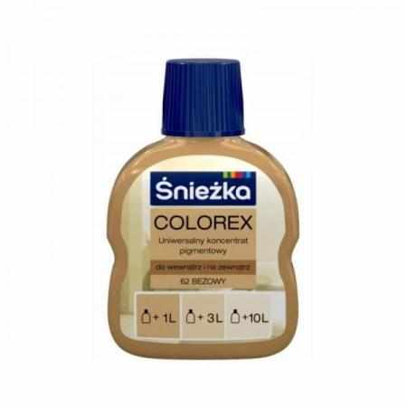 Śnieżka Colorex 62 Beżowy Pigment do farb 100ml|Farby i lakiery Śnieżka Colorex 62 Beżowy Pigment do farb 100ml|Farby i lakiery