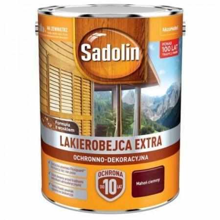 Sadolin Lakierobejca Extra Ciemny Mahoń 5L|Do drewna i metalu Sadolin Lakierobejca Extra Ciemny Mahoń 5L|Do drewna i metalu