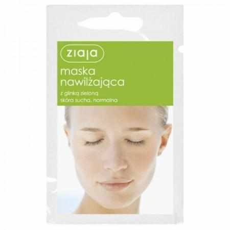 Ziaja Maska do Twarzy Nawilżająca z Glinką Zieloną 7ml|Pielęgnacja twarzy