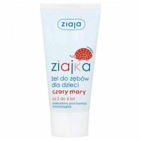 Ziaja Ziajka Żel do Zębów dla Dzieci Czary Mary 50ml|Produkty dla dzieci