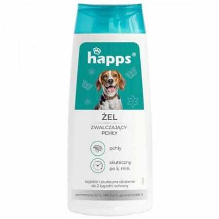 HAPPS Żel Szampon przeciw pchłom dla psów 150ml|Ochrona roślin i biobójcze