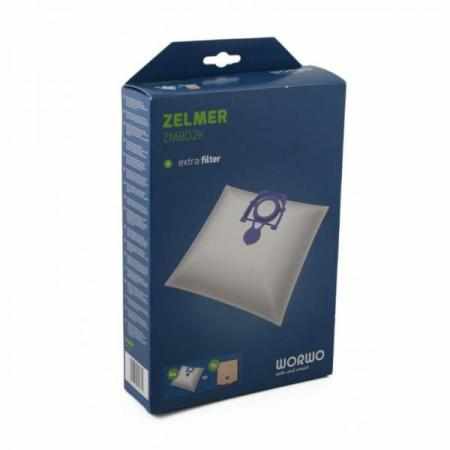 Pucuś Worki do Odkurzacza Zelmer Perfect Bag Niebieskie 4 szt.|Worki i sprzątanie