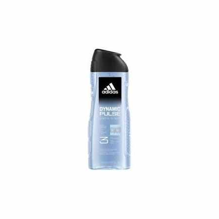 Adidas Dynamic Pulse Żel pod prysznic dla mężczyzn 3w1 400 ml|Żele pod prysznic i kąpiel Adidas Dynamic Pulse Żel pod prysznic dla mężczyzn 3w1 400 ml|Żele pod prysznic i kąpiel