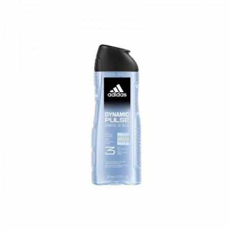 Adidas Dynamic Pulse Żel pod prysznic dla mężczyzn 3w1 400 ml|Żele pod prysznic i kąpiel Adidas Dynamic Pulse Żel pod prysznic dla mężczyzn 3w1 400 ml|Żele pod prysznic i kąpiel