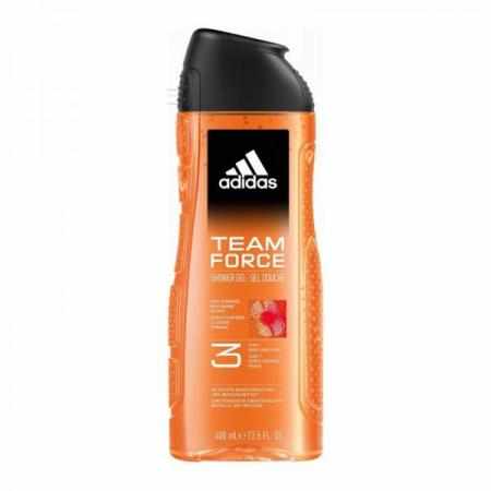 Adidas Team Force Żel pod prysznic dla mężczyzn 3w1 400 ml|Żele pod prysznic i kąpiel Adidas Team Force Żel pod prysznic dla mężczyzn 3w1 400 ml|Żele pod prysznic i kąpiel