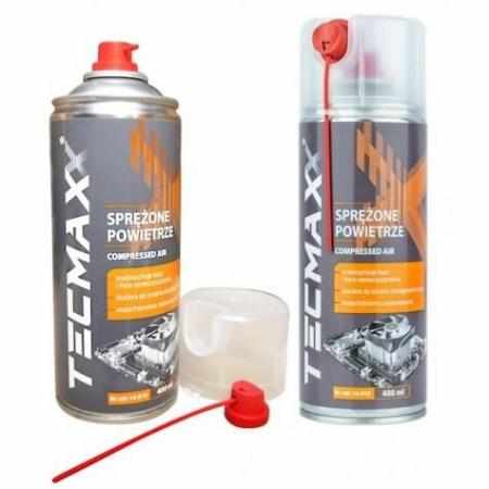 Sprężone powietrze TECMAXX 400ml z aplikatorem rurkowym|Spraye techniczne