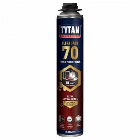 Tytan Professional Ultra Fast 70 Piana pistoletowa 870ml|Chemia budowlana