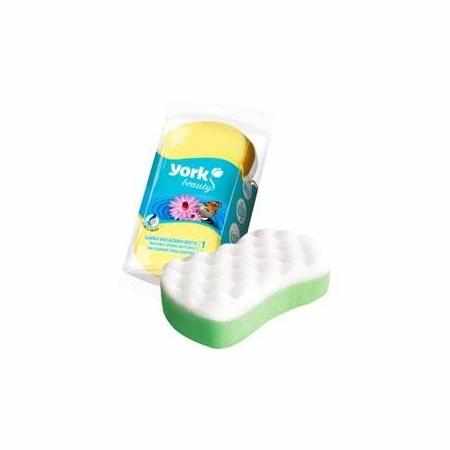 York Gąbka kąpielowa do masażu ciała MOTYL|Żele pod prysznic i kąpiel