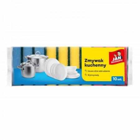 Jan Niezbędny Zmywak kuchenny kolorowy 10 sztuk|Kuchnia i naczynia Jan Niezbędny Zmywak kuchenny kolorowy 10 sztuk|Kuchnia i naczynia