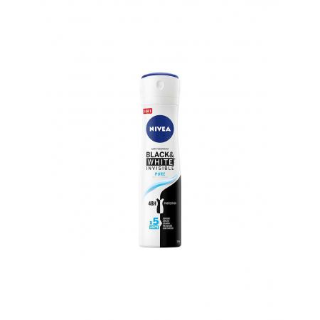 NIVEA Black&White Invisible Pure Antyperspirant spray 150ml|Strona główna NIVEA Black&White Invisible Pure Antyperspirant spray 150ml|Strona główna
