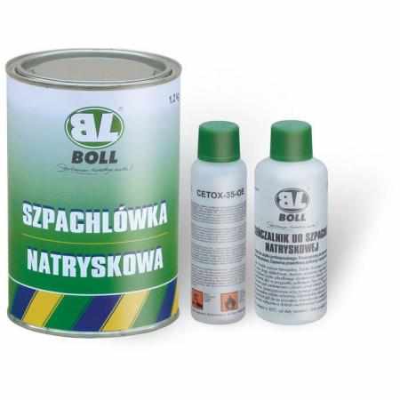 SAMCHEM BOLL szpachlówka natryskowa zestaw BOLL Strona główna W skład zestawu chodzi: Szpachlówka Boll 1150G + Utwardzacz 50 SAMCHEM BOLL szpachlówka natryskowa zestaw BOLL Strona główna W skład zestawu chodzi: Szpachlówka Boll 1150G + Utwardzacz 50