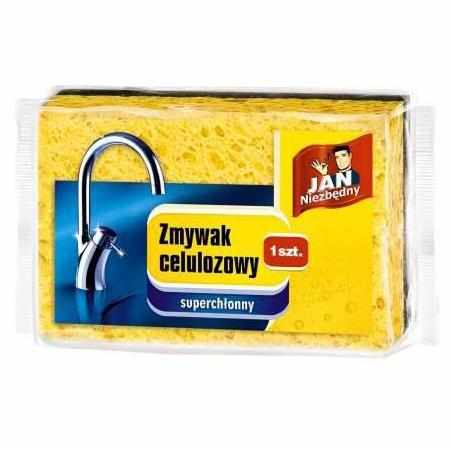SAMCHEM Jan Niezbędny Zmywak celulozowy uniwersalny 1 szt JAN Niezbędny Ściereczki myjki i gąbki Jan Niezbędny Zmywak celulo SAMCHEM Jan Niezbędny Zmywak celulozowy uniwersalny 1 szt JAN Niezbędny Ściereczki myjki i gąbki Jan Niezbędny Zmywak celulo
