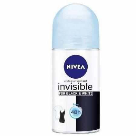SAMCHEM Nivea Invisible Pure antyperspirant w kulce 50 ml NIVEA Antyperspiranty NIVEA Invisible for Black and White Pure 48 