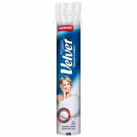 SAMCHEM VELVET Płatki kosmetyczne Natural Comfort 120 szt Velvet Strona główna VELVET Płatki kosmetyczne Natural Comfort 120