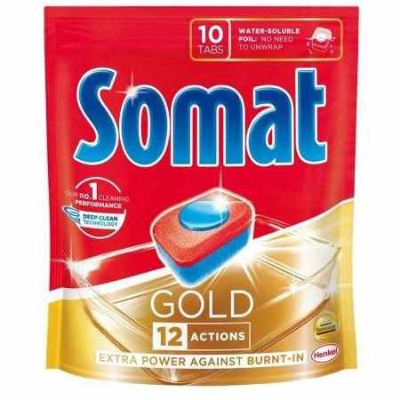 SAMCHEM SOMAT GOLD TABLETKI DO ZMYWARKI 10 SZT SOMAT Tabletki do zmywarki SOMAT GOLD TABLETKI DO ZMYWARKI 10 SZT