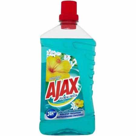 SAMCHEM Ajax Floral Fiesta Kwiaty Laguny Płyn czyszczący 1 l AJAX Strona główna Ajax Floral Fiesta Kwiaty Laguny Płyn czyszc