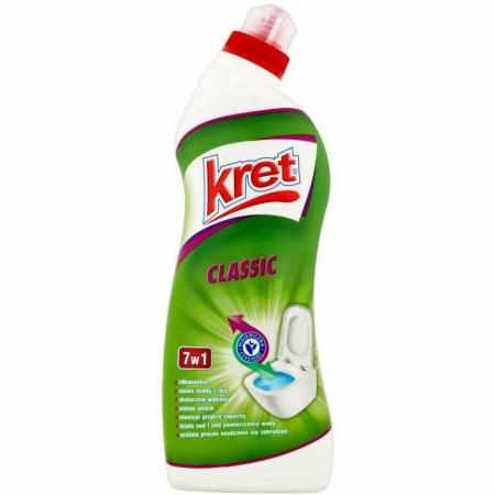 SAMCHEM Kret Classic Żel do WC 750 g 12w1 KRET Strona główna Kret Classic Żel do WC 750 g 12w1