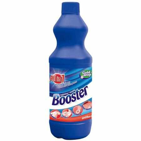 SAMCHEM GOLD DROP Booster Wybielacz antybakteryjny 1 L GOLD Drop Wybielacze GOLD DROP Booster Wybielacz antybakteryjny 1 L