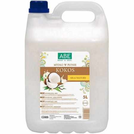 SAMCHEM ABE Mydło w płynie kokosowe 5l ABE Mydła toaletowe ABE Mydło w płynie kokos 5L\nABE Mydło w płynie Kokos do mycia rą SAMCHEM ABE Mydło w płynie kokosowe 5l ABE Mydła toaletowe ABE Mydło w płynie kokos 5L\nABE Mydło w płynie Kokos do mycia rą