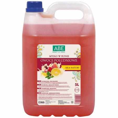 SAMCHEM ABE Mydło w płynie owoce południowe 5l ABE Mydła toaletowe ABE Mydło w płynie owoce południowe 5L\nABE Mydło w płyni