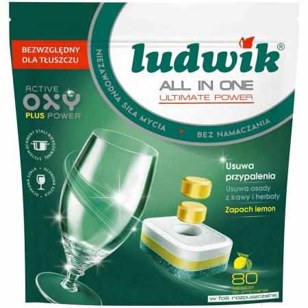 SAMCHEM Ludwik Tabletki do zmywarki All in One Lemon 1,44 kg 80szt Ludwik Tabletki do zmywarki Ludwik Tabletki do zmywarki A SAMCHEM Ludwik Tabletki do zmywarki All in One Lemon 1,44 kg 80szt Ludwik Tabletki do zmywarki Ludwik Tabletki do zmywarki A